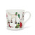 Abbott Collection 27-HOLIDOGS Holiday Dogs Mug, White/Red
