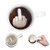 CTTPEG Ceramic Middle Finger Coffee Cup,Middle Finger Coffee Mug with 3D Funny Middle Finger Inside for Best April Fool's Day, Valentine's Day, Birthday Gift