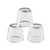 A.I.FORCE 3 Pack Quartz Inserts for Peak Accessory Bowl, Enhanced Performance, Reused Quartz Insert Bowl Accessories, Replacement Insert