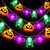 Halloween String Lights, 3D Pumpkins Bat Spider Halloween Lights with Timer, 8 Lighting Modes 30 LED Halloween Window Decorations Lights Indoor Outdoor Garden Yard Front Porch Party Decor
