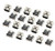 YXQ Mini USB Solder 5 Pin Type B Female Socket SMT SMD Adaptor Connector Plug Jack Connector Replacement(20Pcs)
