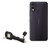 BoxWave Cable Compatible with Nokia C32 - USB Type-C Keychain Charger, Key Ring USB Type-C to Type-A 8 in USB Cable - Jet Black