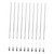 Happyyami 10pcs Stainless Steel Barbecue Stick Bbq Metal Barbecue Skewers Suit Kabob Skewers Metal Grill Skewer Grill Skewers Reusable Grilling Skewers Barbeque Sticks Kebab Thicken
