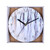 RUNROTOO Wooden Wall Clock Creative Clock Creative Wall Clock Bamboo Decorate Household