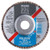 PFERD Polifan SG Abrasive Flap Disc, Type 29, Threaded Hole, Phenolic Resin Backing, Aluminum Oxide, 5" Dia., 120 Grit (Pack of 1)
