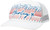 Hurley Women's Baseball Cap - Coastal Snap-Back Trucker Hat, Size One Size, White