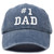 DALIX #1 Dad Hat Number One Vintage Baseball Cap in Navy Blue
