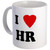 CafePress I Love HR Mug 11 oz (325 ml) Ceramic Coffee Mug