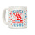 LookHUMAN MERICA We Got Shotguns & Jesus White 11 Ounce Ceramic Coffee Mug