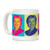 LookHUMAN Pop Art Hillary Clinton White 11 Ounce Ceramic Coffee Mug