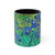 Mazevoo Van Gogh Coffee Mug | Irises Cup | Van Gogh Mugs (11 Ounce (white), Irises (1889))