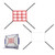 Strike Zone Target Baseball Softball: 2 pcs Pitching Target net Practice Accuracy Training Throwing for Hitting Batting Catching