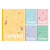 KOKUYO Campus Notebook, Dot A 7mm Ruled, Semi-B5, 30 Sheets, 30 Lines, Pack of 5, 5 Snack Motif Colors for Spring 2023 Limited Edition, Japan Import (NO-3CATN-L36X5)