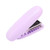 Mini Stapler, Rounded Shape Handheld Stapler Easy to Use Effort Saving Lightweight 4Pcs Foldable Storage for School (Purple)