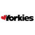 Imagine This Dog Breed Word Car Magnet, Heart Yorkies