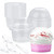 Rocutus Dessert Cups Clear Plastic Cups,50 Pack Dessert Cups Clear Plastic Cups with Dome Lids,Party Cups Fruit Cups Snack Bowls for Iced Cold Drinks Ice Cream Cupcake Parfait (5 OZ)