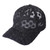 boderier Lace Baseball Cap Floral Embroidered Baseball Hats Adjustable Snapback Mesh Trucker Sun Hat for Women (Black)