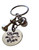 Strong is Brave + Small Dumbbell + Small Kettlebell Keychain