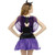 Girls Princess Fairy Costume Kids Dress Up Tutu Wings Set for Cosplay Party Halloween - Bat Set