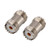 2-Pack PL-259 UHF Female to UHF Female Coax Cable Adapter S0-239 UHF Double Female Connector Plug