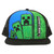 Minecraft Creepers & Logo Youth Trucker Hat Multicolored