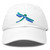 DALIX Dragonfly Womens Baseball Cap Fashion Hat in White