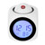 With Voice Talking LED Time Temperature for Bedroom?Projection Alarm Clock for Bedrooms Digital Voice Report Alarm Clock 12/24 HDigital Electric Clocks Projection On Ceiling , Bedside , Office (White)