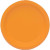 Creative Converting Table Needs, Lunch Plate, Party Supplies, Orange, 7", 8ct