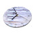 GOOHOCHY Creative Wall Clock Vintage Wooden Wall Clock Creative Clock Desk Clock Household Bamboo