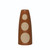 Creative Co-Op Stoneware Vase with Circle Design