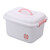 GLEAVI 1pc Plastic Medicine Box Household Medicine Case Medicine Storage Container First Aid Bin Emergency Storage Medicine Storage Cabinet First Aid Cabinets Portable Pp White
