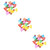 Toddmomy 36 pcs Outdoor Shuttlecocks Nylon Shuttlecock plasticard Toy Balls Plastic Shuttlecock Professional Shuttle Badminton Plastic Balls for Kids Badminton Ball Shuttle Bus Air Child