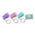 NUOBESTY 5 Sets Keychain Stapler School Stationery Supplies Handheld Staplers Fun Mini Keychain Office Desk Accessories Paper Plastic Keychain Stapler Pendant Binder Pocket Metal Student