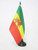 AZ FLAG Ethiopia 1897-1974 Table Flag 5'' x 8'' - Ethiopian Historic Desk Flag 21 x 14 cm - Black Plastic Stick and Base