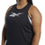 Reebok Women's Training Essentials Graphic Racerback Tank Top, Black/White, Medium