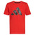 adidas Boys' Big Short Sleeve Cotton BoS Ghost Logo T-Shirt, Better Scarlet, M(10/12)