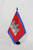 AZ FLAG French Protectorate of Cambodia 1863-1953 Table Flag 5'' x 8'' - Historic Cambodian Desk Flag 21 x 14 cm - Black Plastic Stick and Base