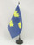 AZ FLAG Munster Table Flag 5'' x 8'' - Province of Ireland Desk Flag 21 x 14 cm - Black Plastic Stick and Base