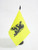 AZ FLAG Flemish Movement Table Flag 5'' x 8'' - Nationalist Flanders Desk Flag 21 x 14 cm - Black Plastic Stick and Base