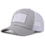 SIBOSHA American Flag Trucker Hat - Baseball Cap for Men & Women, Breathable Mesh, Adjustable Snapback Closure Gray/White