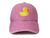 Hepandy Embroidered Duck Baseball Cap for Women Teen Girls, Washed Pink Denim Dad Hat, Adjustable Embroidery Trucker Hats Snap Back Hat