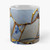 Ceramics Kintsugi Japan Japanese Best Mug holds hand 11oz made from White marble ceramic
