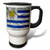 3dRose Corsair Aircraft Stainless Steel Travel Mug, 14-Ounce