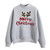 TUNUSKAT Ugly Christmas Sweatshirts For Women Cute Elk Letter Print Crewneck Pullover Sweater Fleece Long Sleeve Holiday Tops