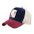 Unisex Animal Mesh Trucker Hat Snapback Embroidered Patch Baseball Caps (Red Blue Eagle)