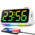 PERSUPER Super Loud Alarm Clock for Bedroom, Heavy Sleepers Adults, 3 Alarm Types, RGB Dynamic Color Changing, Bedside Digital Clock for Teens & Kids, with Snooze, LED Atmosphere Light, USB Charger