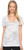 adidas Women's Athletics Flecks Deep V Neck Tee, White, Small