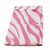 Homeford Zebra Rectangular Plastic Table Cover, 54-Inch by 108-Inch, Pink