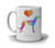 Greyhound Dog Breed Mug by Dan Morris, Personalize with Dog Name