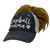 Cocomo Soul Womens Baseball Mama Hat | Baseball Mom Messy BUN HIGH Ponytail Hat | Baseball Mom Cap -223 Dark Grey
